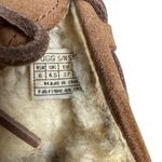 UGG  Dakota Brown Suede Sheepskin Moccasin Slippers Women’s Size 6 Fuzzy Cozy Photo 7