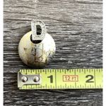 Christian Dior Vintage Women’s Silver/Gold Tone Pendant White Stone Photo 8