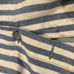 Forever 21  Blue And White Striped Skirt Photo 1