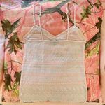 American Eagle embroidered light pink cami Photo 2