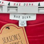 Rae Dunn Pajama Set Large MERRY Velour Jogger Cozy Red Christmas Holiday Plush Photo 5