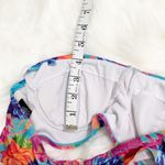 Floral Bikini Top Bandeau Removable Strap Shi Rose Photo 7