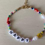 Urban Outfitters NWOT  Happy Multi-Color Beaded Bracelet Photo 1
