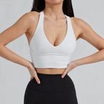 Buffbunny NWT Alpha Sports Bra White Size Large Photo 0