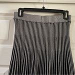 Catherine Malandrino  Elegant Black and Gray Pleated Skirt Size Small Photo 6