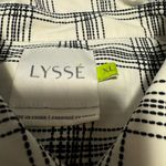 Lysse  Women's Black and White Plaid Button Down Shirt Photo 2
