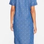 J. McLaughlin  Leandre Women's Indigo Blue Cotton Denim V-Neck Dress Size 8 Photo 1