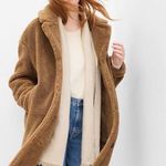 Gap NWOT  Teddy Long Coat in Brown Photo 3