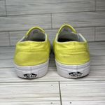 Vans Womens 9.5 Neon Yellow Classic Slip On 500714 Cushioned Skateboarding Shoes Photo 4