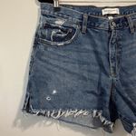 Abercrombie & Fitch  The Boyfriend Short Mid Rise Curve Love Denim Shorts 33/16 Photo 2
