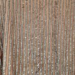 Retrofete Gabrielle Robe Dress in Nude Silver Sequins Size XS *Missing Belt* Tan Photo 11