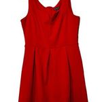 Covington Womens Sz 16 Red Sleeveless Fit And Flare Dress Sweetheart Neck Photo 0