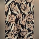 Joie  Flower Women’s Black & Tan Wool Crewneck Sweater Size Small Photo 6