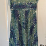 CHAPS XL Leaf Midi/Maxi Dress 100% Cotton Photo 0