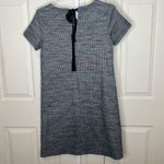 Loft  Women's Sz 0 Blue Multi Tweed Short Sleeve Sheath Dress Pockets EUC Photo 5