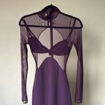 House Of CB HOUSE OF‎ CB S A-C 'Safiya' Black Grape Maxi Dress NWOT Photo 8