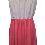 EXPRESS  Size 12 Two-Tone Pink Ruffled Strapless Dress Photo 0