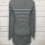 Lacoste Black & Grey Striped Long Sleeve Sweater Dress Size Small Photo 4
