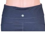 MARIKA Black Capri Activewear Leggins Neon Coral Waistband ~ Women's Size MEDIUM Photo 1