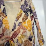 LuLaRoe Sarah Style Paisley Checkered Patterned Pocket Long Cardigan Size Medium Photo 6