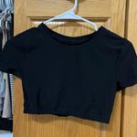Aerie Black Cropped Top Photo 0