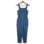 Madewell  Women’s Denim Zip Smock Waist Jumpsuit Baisley Wash Size Small NWT Photo 1