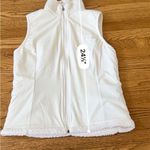 CALIA by Carrie Underwood Women's Cream Sherpa Vest White Size M Photo 5