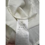 Everlane   The Wing Shoulder Mockneck Silky Cotton Blouse mock neck Ivory small Photo 11