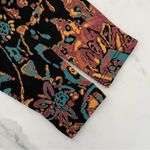 Peruvian Connection babydoll mini dress Long Sleeve Abstract print Sz Small Photo 10