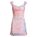 Danielle Guizio  mini pink mesh dress NEW Photo 5