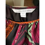 Diane Von Furstenberg  Womens Blouse Sz M Collage‎ Hathaway Ethnic Collection NEW Photo 7