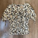 Frederick's of Hollywood Frederick’s of Hollywood blouse animal print attached camisole Women’s size XL Photo 2