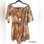 New Off the Shoukder Boho Romper Size L Photo 2
