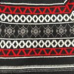 Josephine Chaus  Fair Isle Full Zip Black Sweater Large Photo 8