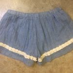 Denim blue shorts Photo 1