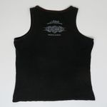 Harley Davidson Y2K 2013  Black Sequin Tank Top Photo 1