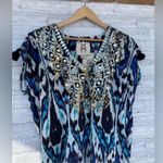 FIGUE ANAIS MINI DRESS SMALL Blue Photo 7