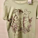 Disney  Winnie the Pooh T-Shirt Women's XS Light Green Graphic Tee Photo 1