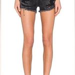 AGOLDE Jaden High Rise Cut Off Short in Slay Photo 0