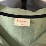 Green Oversized Cropped Polo Sweatshirt Size 2X Photo 2