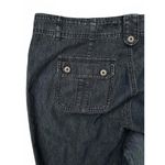 Gloria Vanderbilt  Women's Denim Jean Capri Pants Size 16W Embroidery Beaded Blue Photo 3