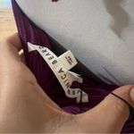 Veronica Beard  Nikita purple ruched beaded halter top NEW 8 Photo 6