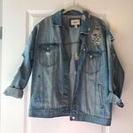 Forever 21 Distressed Denim Jacket Photo 0