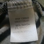 Charming Charlie Gray & Black Striped Top (M) Photo 3