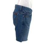 Guess (32) Women's Y2K Blue Medium Wash Cut Off Bermuda Jean Shorts Denim Photo 5