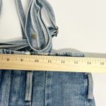 frame denim FRAME Womens Skyline Mix Denim Le Overalls Suspender Raw Hem Jeans Size 25 Photo 12