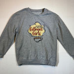 None Gilmore Girls Sweatshirt I'd Rather Be Watching TV Show Crewneck Gray Small S Photo 0