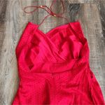Retrofête Retrofete Ceres Embellished Silk Dress in Red Crystal Embellishments Medium NWT Photo 9