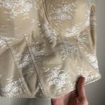 Timing Cream and White Lace Crop Top Photo 2