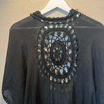 Anthropologie Do Everything In Love Black Crochet Kimono One Size Photo 8
